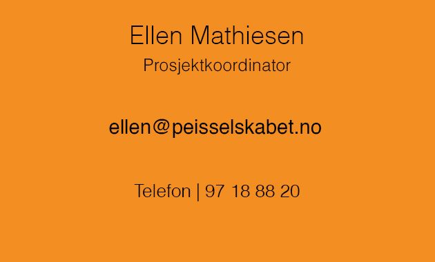 Ellen Mathiesen, Prosjektkoordinator Peisselskabet